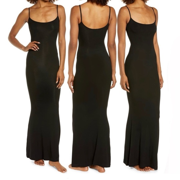 SKIMS Dresses & Skirts - SKIMS Soft Lounge Long Slipdress Black Size Small